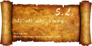 Sóvágó Laura névjegykártya